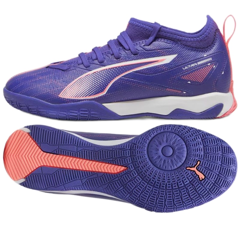 Boty Puma Ultra 5 Match IT Mid 108099-01 fialový