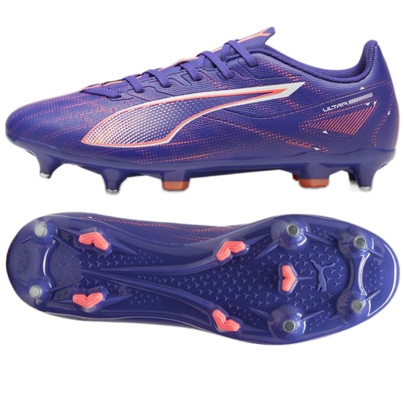 Boty Puma Ultra 5 Play MxSG 107904-01 fialový