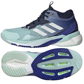 Boty Adidas Crazyflight 5 Mid IF9257 modrý