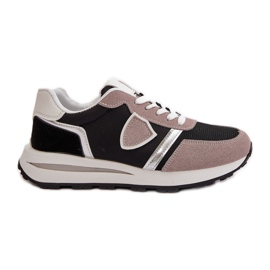 Dámské tenisky s třpytivým černým Velaniela