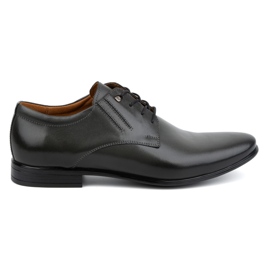 Olivier Pánské společenské boty z kůže, elegantní, 480 šedá