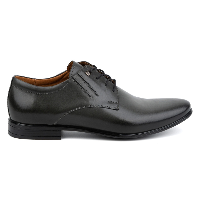 Olivier Pánské společenské boty z kůže, elegantní, 480 šedá