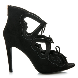 Vices Dámské sandály na šněrování černý