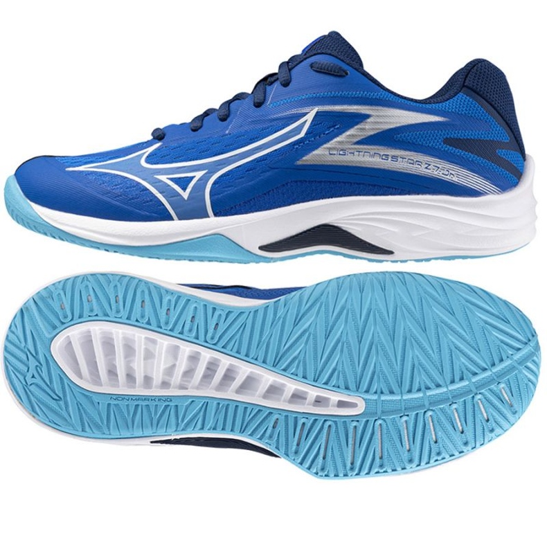 Volejbalové boty Mizuno Lightning Star Z7 V1GD230301 modrý