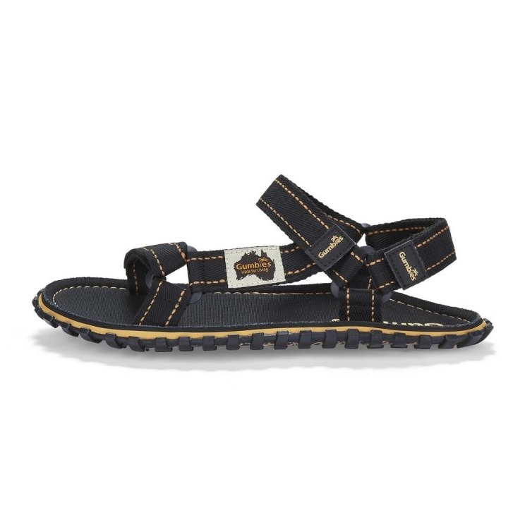 Gumbies Tracker Sandály Unisex Black GU-SATRA001 černá