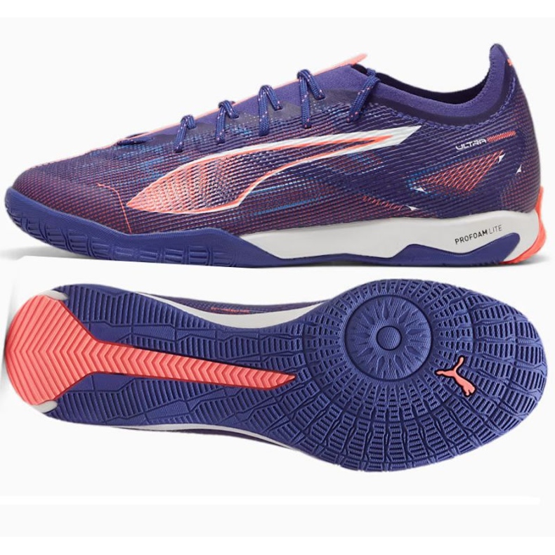 Boty Puma Ultra 5 Pro Court In 107888-01 fialový Boty Puma Ultra 5 Pro Court In 107888-01 fialový