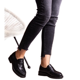 Černé elegantní mokasíny Élodie černý