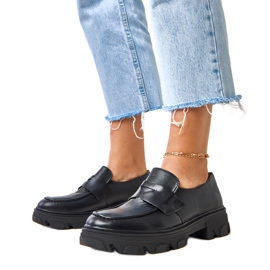 Černé boty z ekokůže Kirna černý