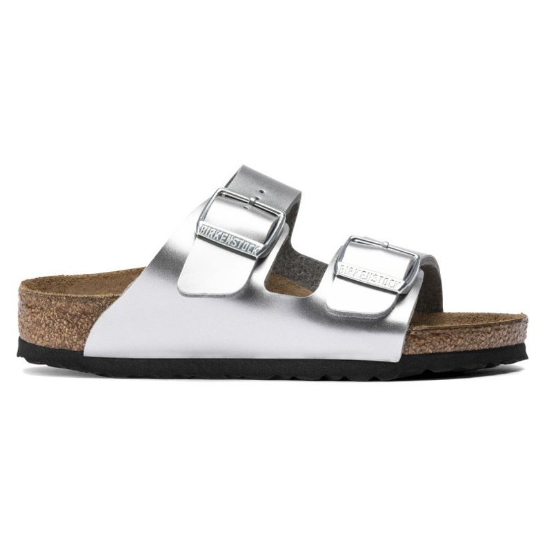 Žabky Birkenstock Arizona Kids Bs 1019147 stříbrný Žabky Birkenstock Arizona Kids Bs 1019147 stříbrný