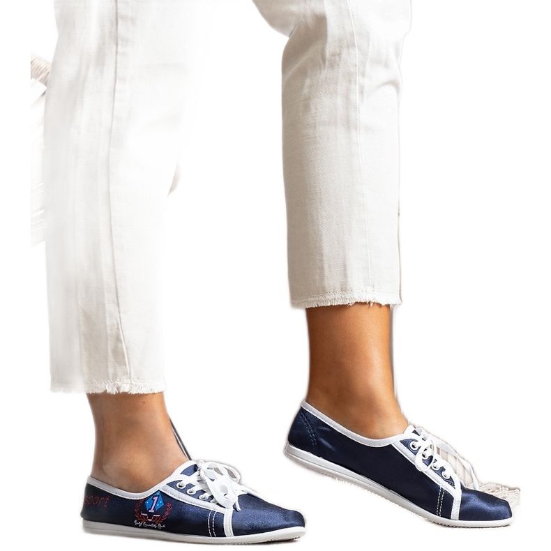 Dámské tmavě modré tenisky Woodstock modrý