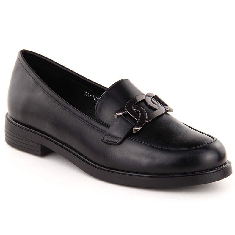 Dámské pánské boty se zdobením, černé Potocki 12425 černá