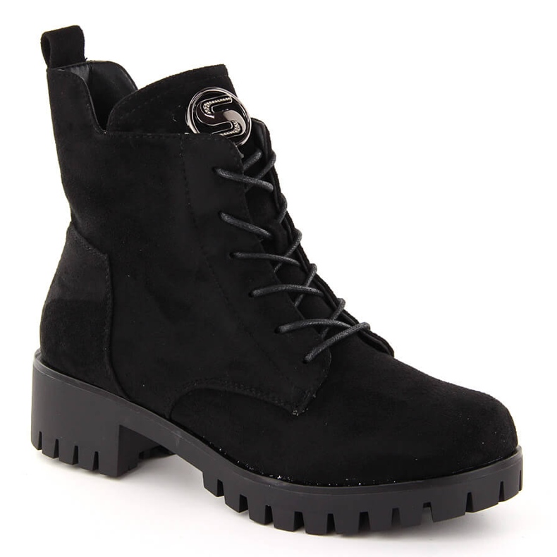 M. DASZYŃSKI Semišové kozačky na vysokém podpatku a platformě, zateplené černé M.Daszyński MR1813-38 černá M. DASZYŃSKI Semišové kozačky na vysokém podpatku a platformě, zateplené černé M.Daszyński MR1813-38 černá