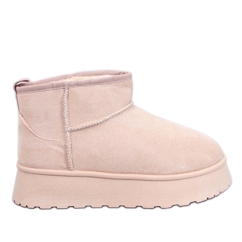 Krátké boty na platformě Rodmans Beige béžový