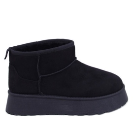 Krátké boty na platformě Rodmans Black černý