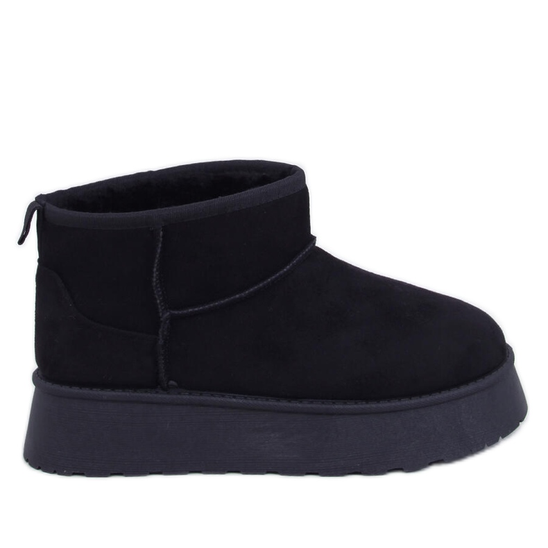 Krátké boty na platformě Rodmans Black černá