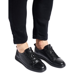 Pánské černé sportovní boty černý