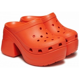 Croc heels Siren Clog 208547-84J oranžový Croc heels Siren Clog 208547-84J oranžový