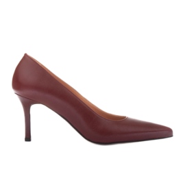 Marco Shoes Eleve vysoké podpatky červený