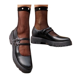 Dámské páskové boty černá Rialuna černý