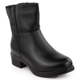 Dámské černé zateplené kotníkové boty Filo Donna Z24-39 černý