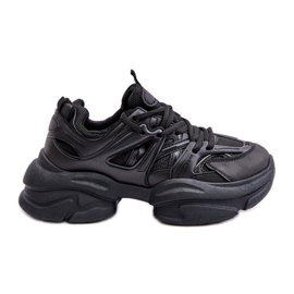 Dámské Tenisky Na Masivní Podrážce, Černá Amoserna černý