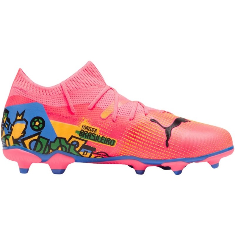 Kopačky Puma Future 7 Match Njr FG/AG 107841 01 růžový Kopačky Puma Future 7 Match Njr FG/AG 107841 01 růžový