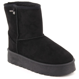 Nepromokavé dámské sněhule mukluk black Big Star OO274898 černý