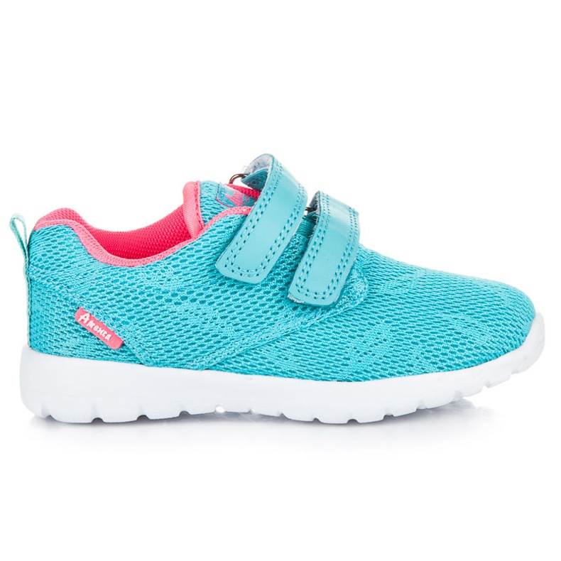 American Club Modré tenisky se suchým zipem modrý