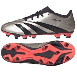 Kopačky Adidas Predator Club FxG IF6341 stříbrný