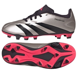 Kopačky Adidas Predator Club FxG IF6423 stříbrný
