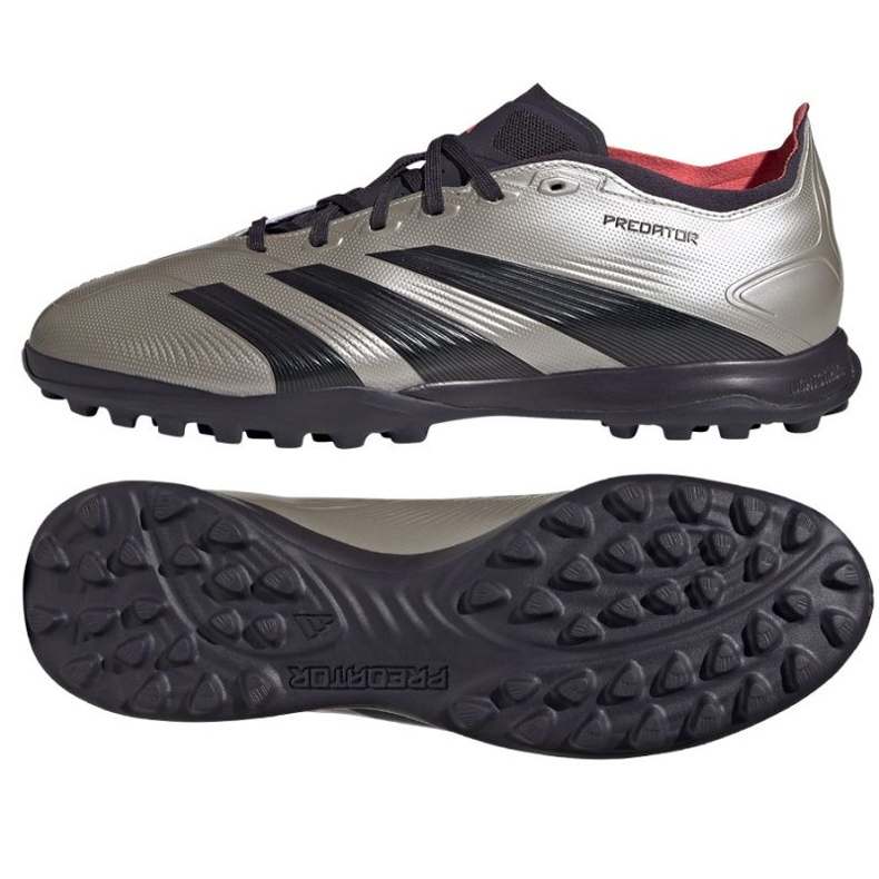 Kopačky Adidas Predator League Tf IF6376 stříbrný