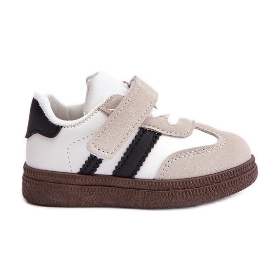 Dětské tenisky na suchý zip White Tromella bílý