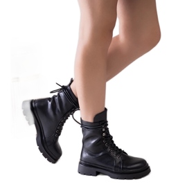 Černé zateplené turistické boty Tuima černý