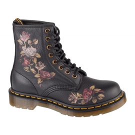 Dr. Martens boty Dr Martens 1460 Decayed Roses DM32070001 černý