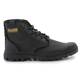Boty Palladium Pampa Hi Coated U 74375-008-M Černé černá Boty Palladium Pampa Hi Coated U 74375-008-M Černé černá