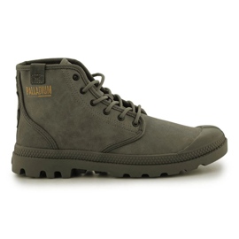 Boty Palladium Pampa Hi Coated U 74375-377-M Dusky Green zelený