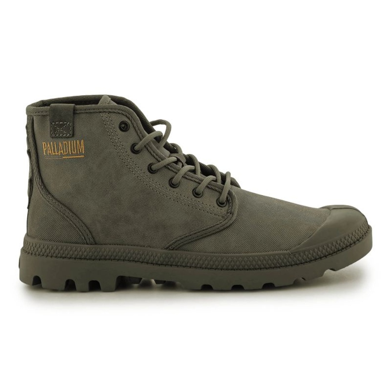 Boty Palladium Pampa Hi Coated U 74375-377-M Dusky Green zelená