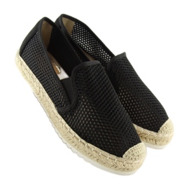 Dámské černé espadrilky 6602 Black černý