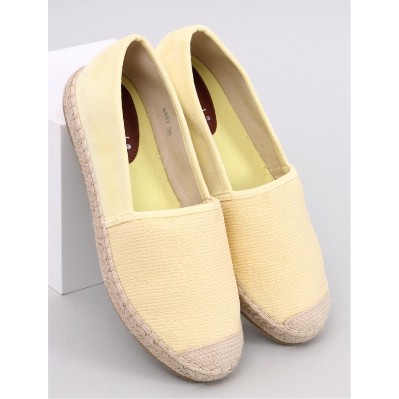 Dámské plátěné espadrilky Haydon Yellow - Inello žlutá