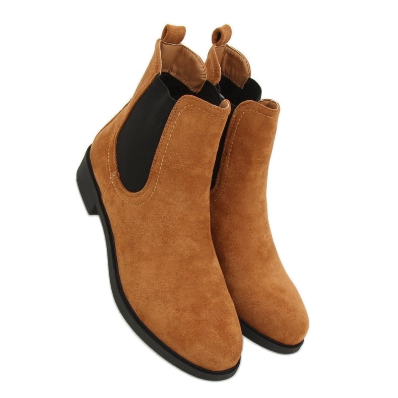 Dámské klasické boty Camel Chelsea hnědý Dámské klasické boty Camel Chelsea hnědý