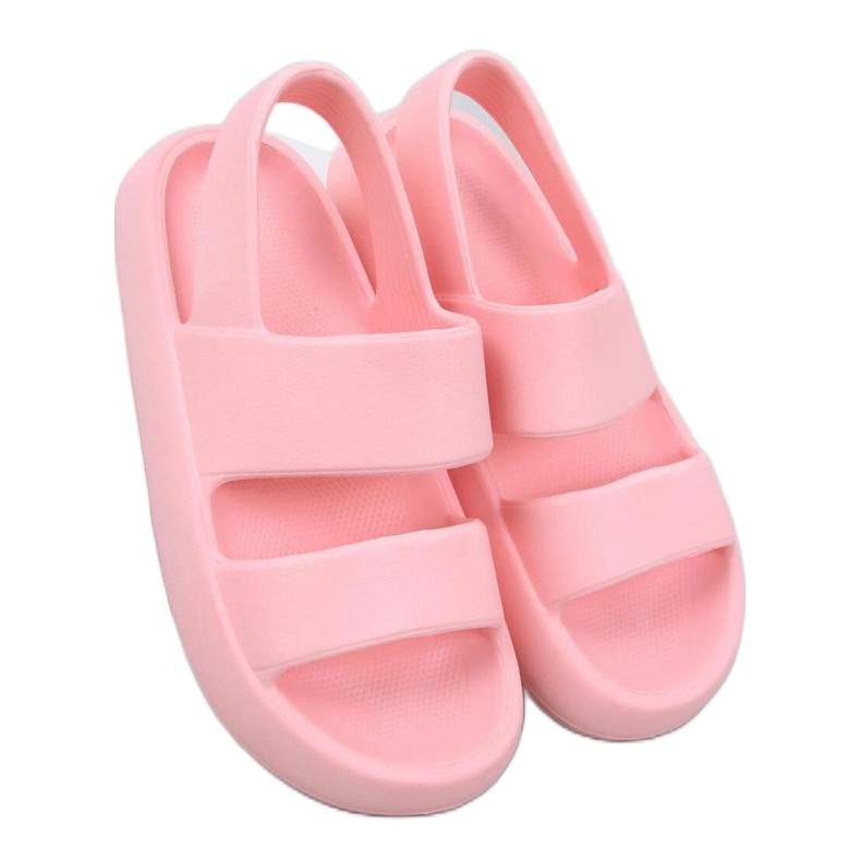 Růžové pěnové sandály růžový Růžové pěnové sandály růžový