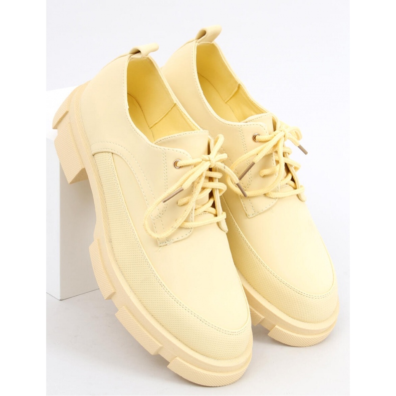 Unna Yellow mokasíny s vysokou podrážkou - Inello žlutá