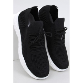 Ponožkové sportovní boty Jaussa BLACK/WHITE - Inello černý
