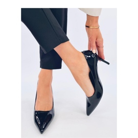 Patentované lodičky na jehlách Charlotte Black - Inello černý
