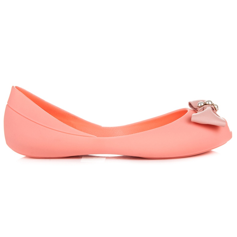 Vices Gumové baleríny s otevřenou špičkou oranžový