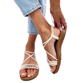 Dámské sandály Rostani Beige - Inello béžový Dámské sandály Rostani Beige - Inello béžový