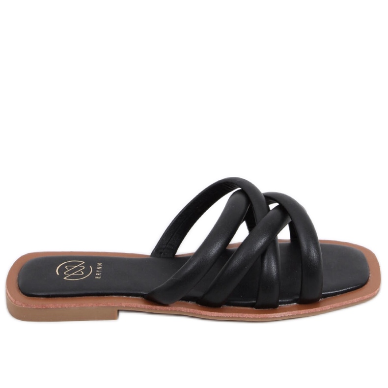 Dámské černé pantofle černá