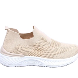 Ponožkové sportovní boty Suare Beige - Inello béžový Ponožkové sportovní boty Suare Beige - Inello béžový
