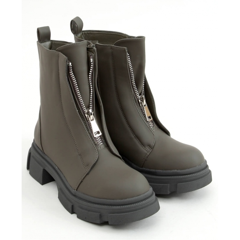 Vojenské pracovní boty Kobra Army Green - Inello zelená