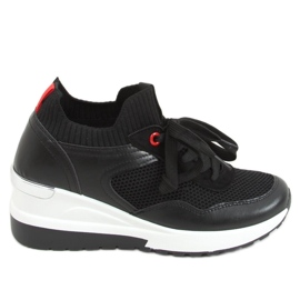 Fenix ​​​​Černé tenisky na klínku - Inello černá